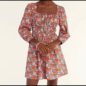 JCREW cinched waist cotton dress